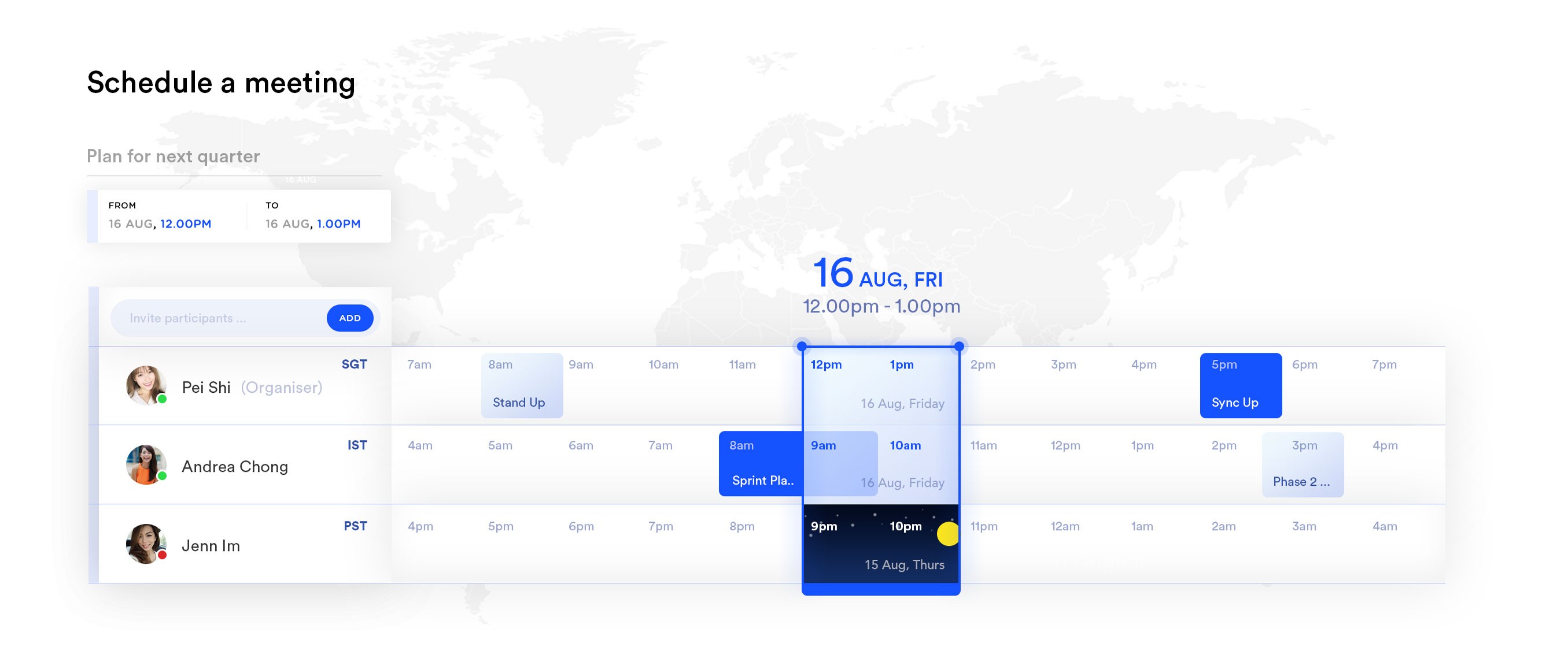 Scheduling solution