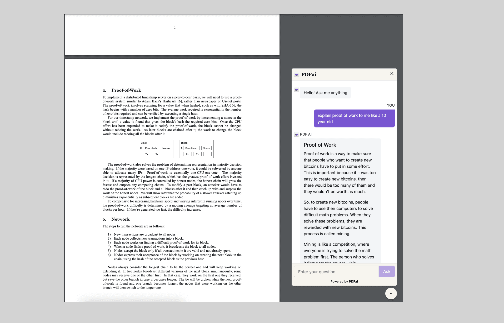 PDF AI Chrome extension