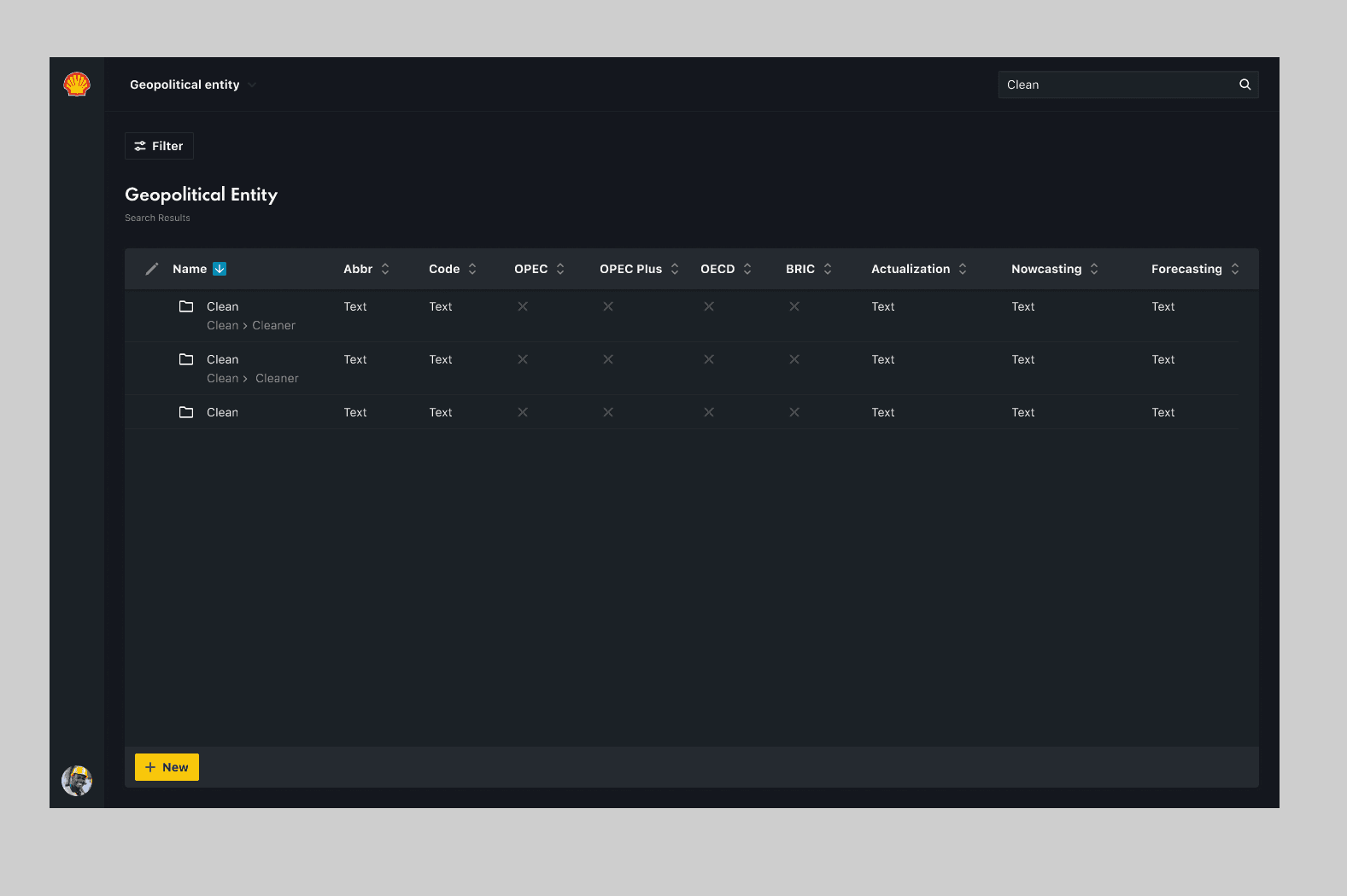 Hierarchy display