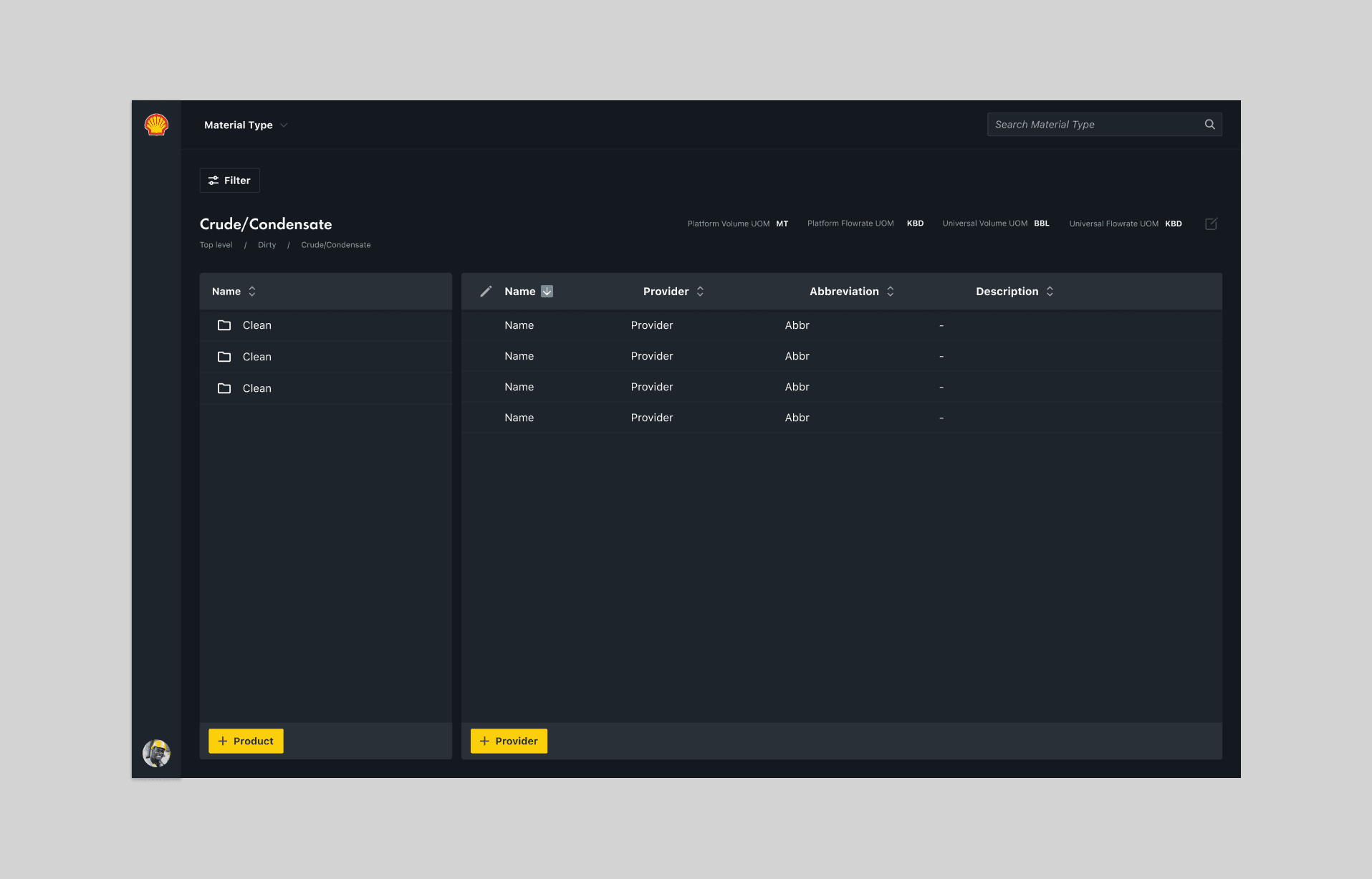 Redesigned Ted interface